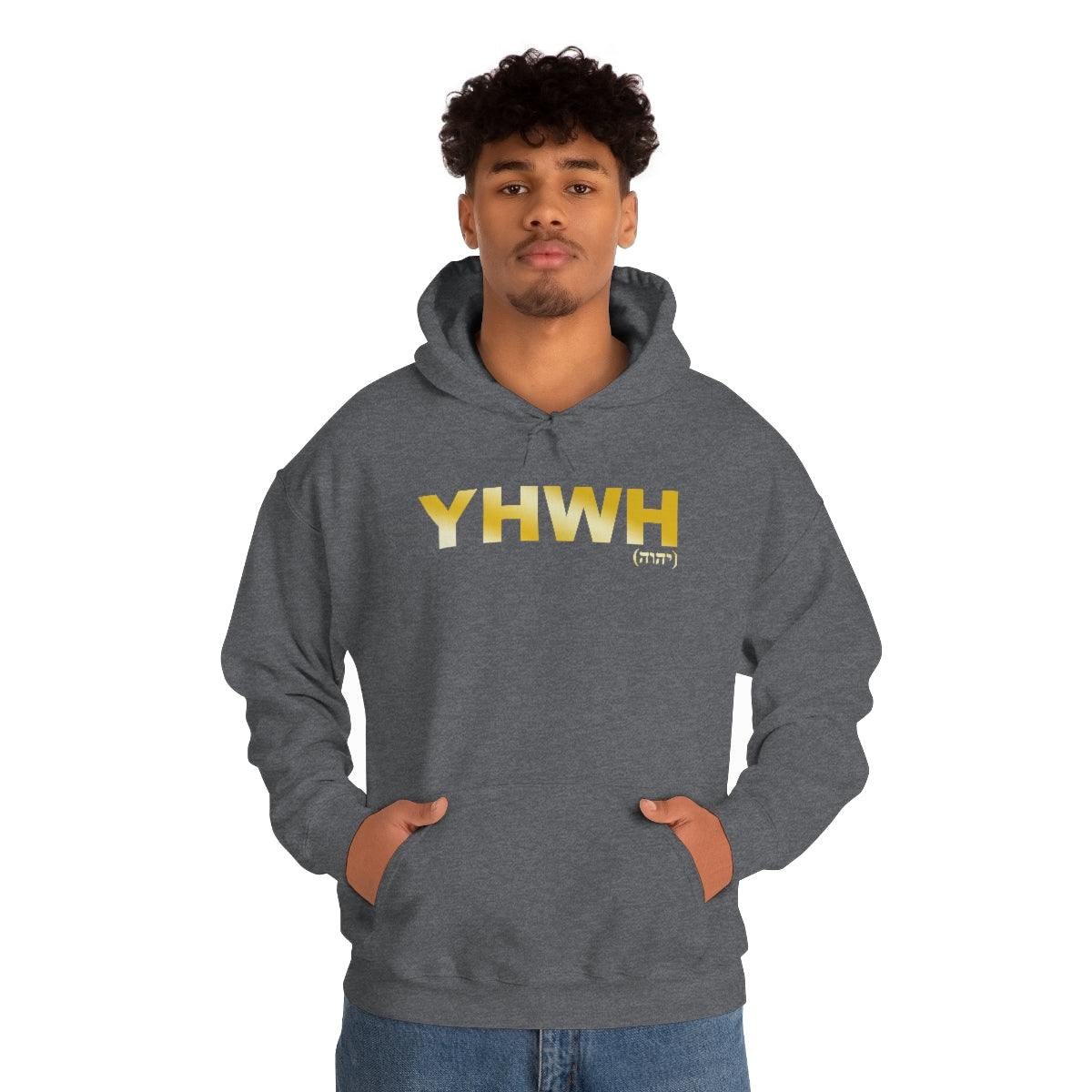 ''YHWH'' Gold Edition Hoodie - H.O.Y (Humans Of Yahweh)