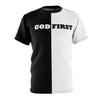 ''God First'' Black&White Tee - H.O.Y (Humans Of Yahweh)