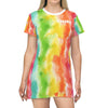 Load image into Gallery viewer, &#39;&#39;YHWH x יהוה‎&#39;&#39; Warm Tie-Dye T-Shirt Dress - H.O.Y (Humans Of Yahweh)