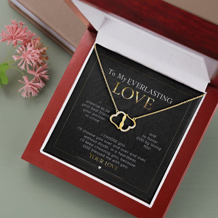 To My Everlasting Love - 10K Infinite Gold Hearts