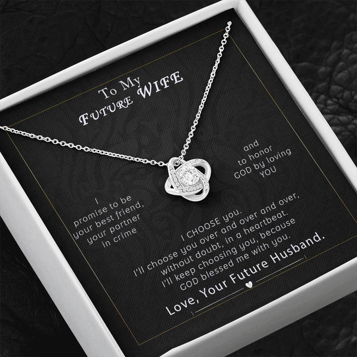 To My Future Wife - Love Knot Necklace - H.O.Y (Humans Of Yahweh)