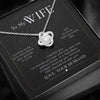 To My Wife - Love Knot Necklace - H.O.Y (Humans Of Yahweh)