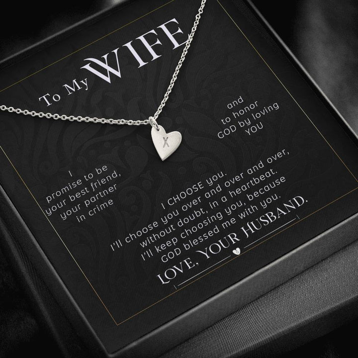 To My Wife - Sweet Heart Necklace - H.O.Y (Humans Of Yahweh)