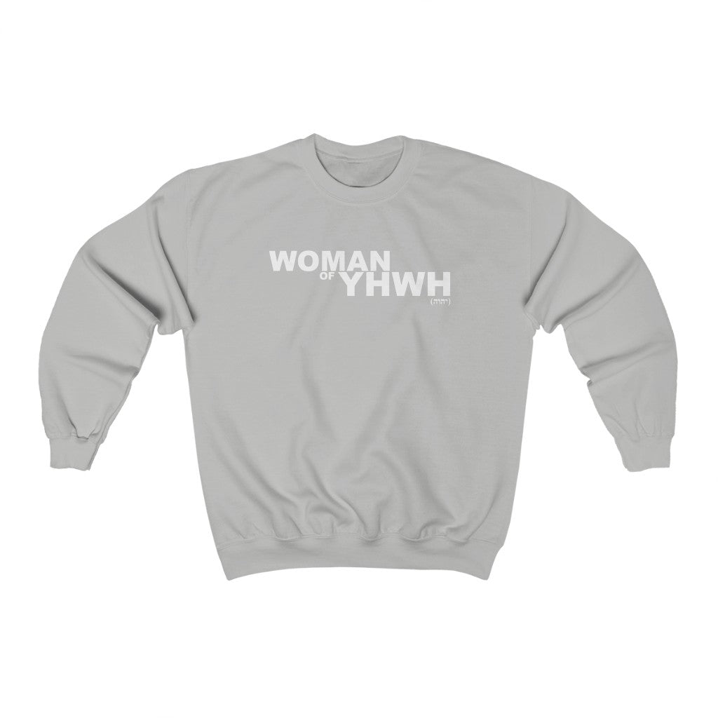 ''Woman of YHWH'' Crewneck Sweatshirt - H.O.Y (Humans Of Yahweh)