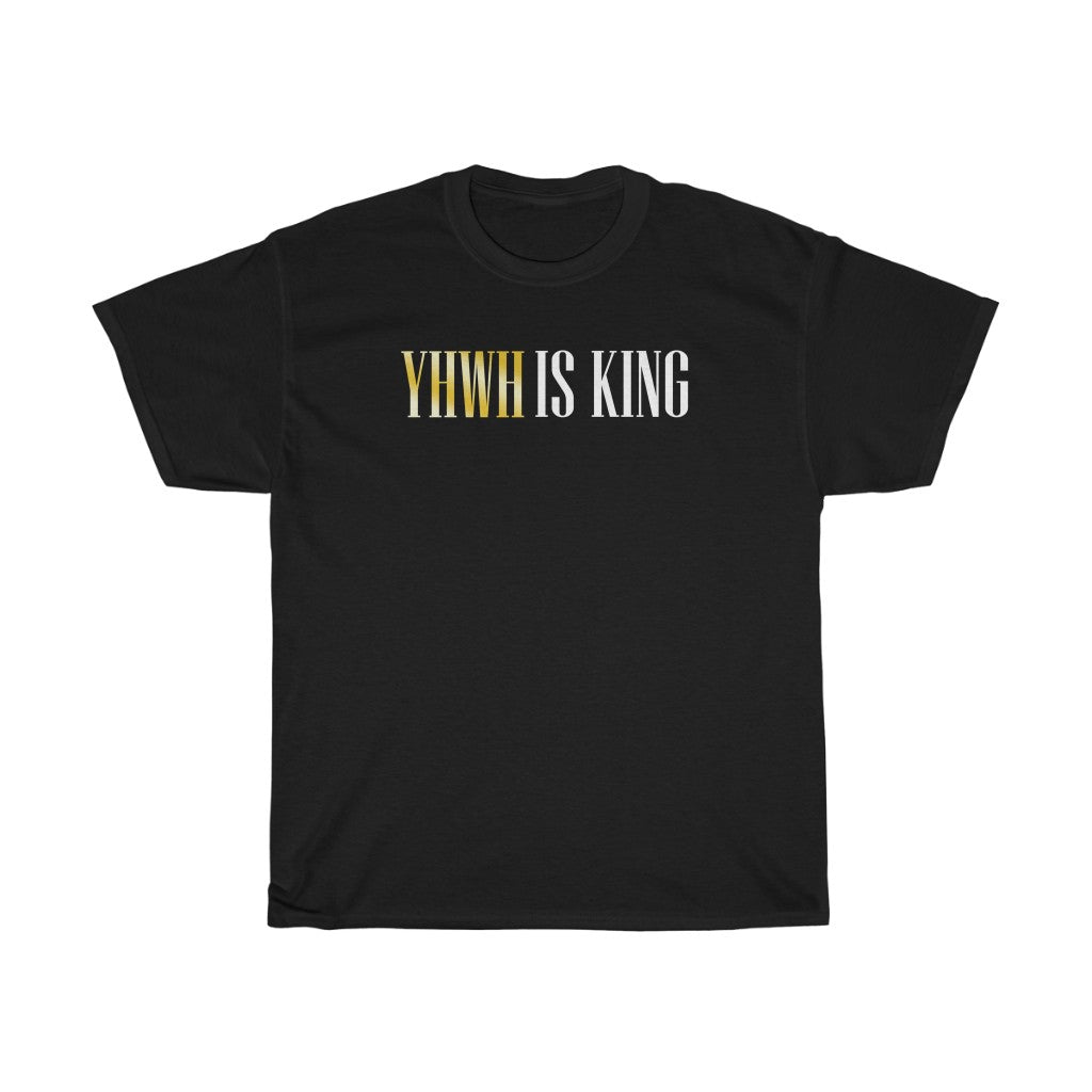 ''YHWH is KING'' Gold Edition Tee - H.O.Y (Humans Of Yahweh)