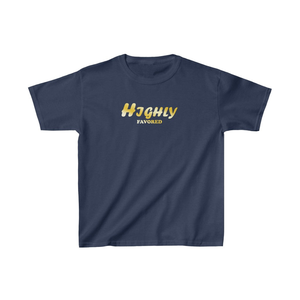 ''Highly Favored'' Gold Edition Kids Tee - H.O.Y (Humans Of Yahweh)