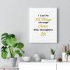 Load image into Gallery viewer, &#39;&#39;Philippians 4:13&#39;&#39; Canvas Gallery Wraps (White)