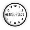 Load image into Gallery viewer, Faith Over Fear Wall clock