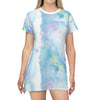 Load image into Gallery viewer, &#39;&#39;YHWH x יהוה‎&#39;&#39; Blue Tie-Dye T-Shirt Dress - H.O.Y (Humans Of Yahweh)