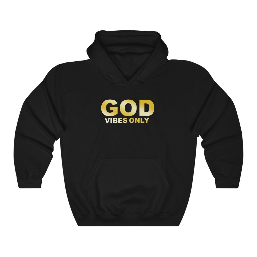 ''God Vibes Only'' Gold Edition Hoodie - H.O.Y (Humans Of Yahweh)