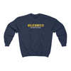 ''Blessed Beyond Measure'' Gold Edition Crewneck Sweatshirt - H.O.Y (Humans Of Yahweh)