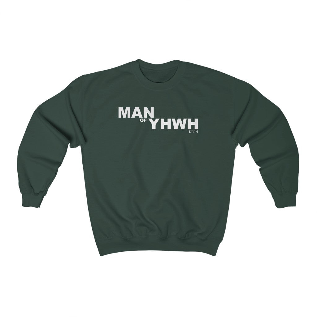 ''Man of YHWH'' Crewneck Sweatshirt - H.O.Y (Humans Of Yahweh)