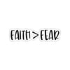 ''Faith over Fear'' Stickers - H.O.Y (Humans Of Yahweh)