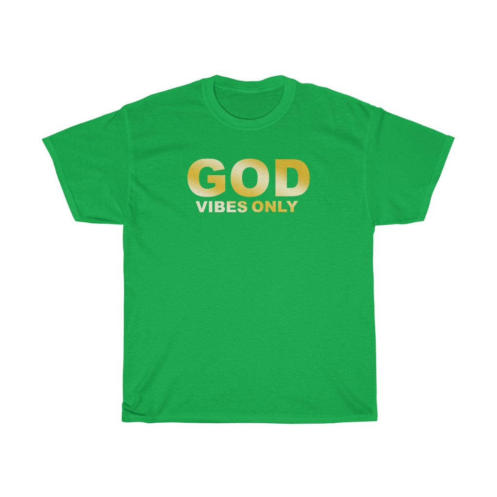 ''God Vibes Only'' Gold Edition Tee - H.O.Y (Humans Of Yahweh)