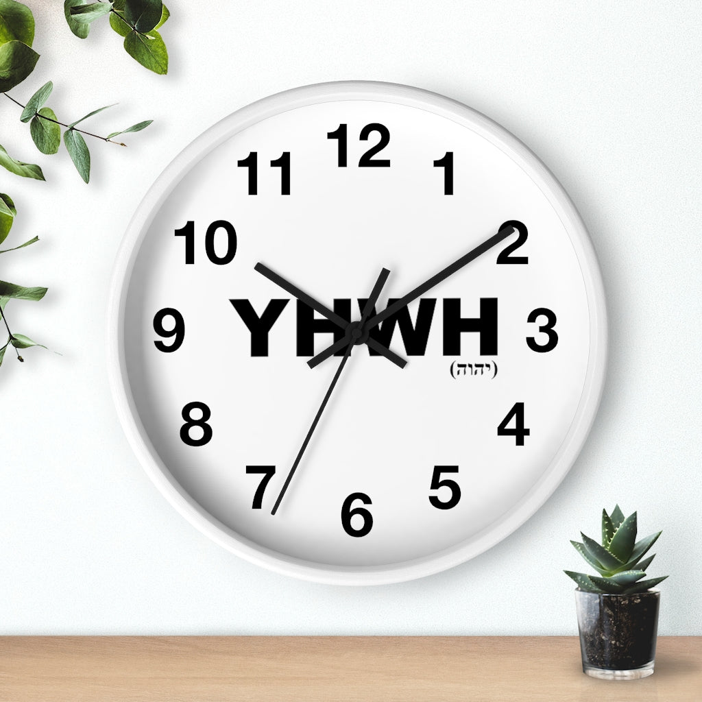 YHWH Wall clock