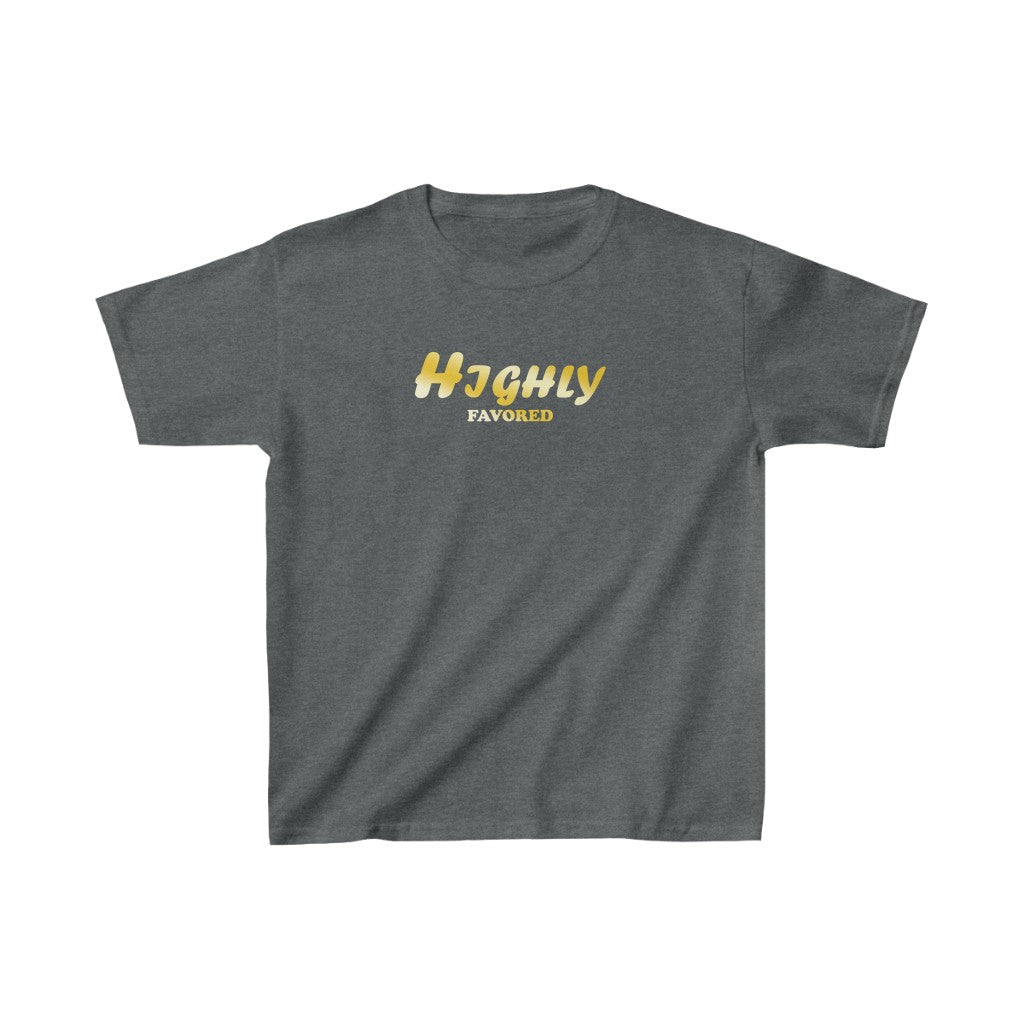 ''Highly Favored'' Gold Edition Kids Tee - H.O.Y (Humans Of Yahweh)