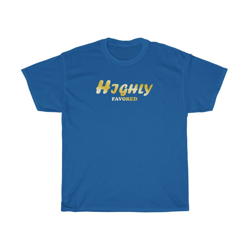 ''Highly Favored'' Gold Edition Tee - H.O.Y (Humans Of Yahweh)