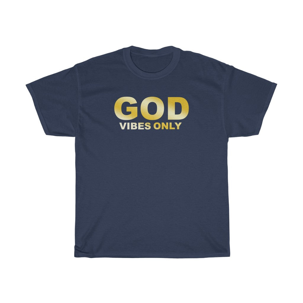''God Vibes Only'' Gold Edition Tee - H.O.Y (Humans Of Yahweh)